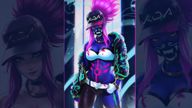 League of Legends (Neon KDA Akali)